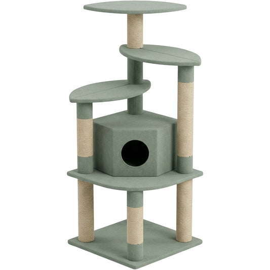 Mvdxf Corner Three Platform Cat Tower Sage - Product view